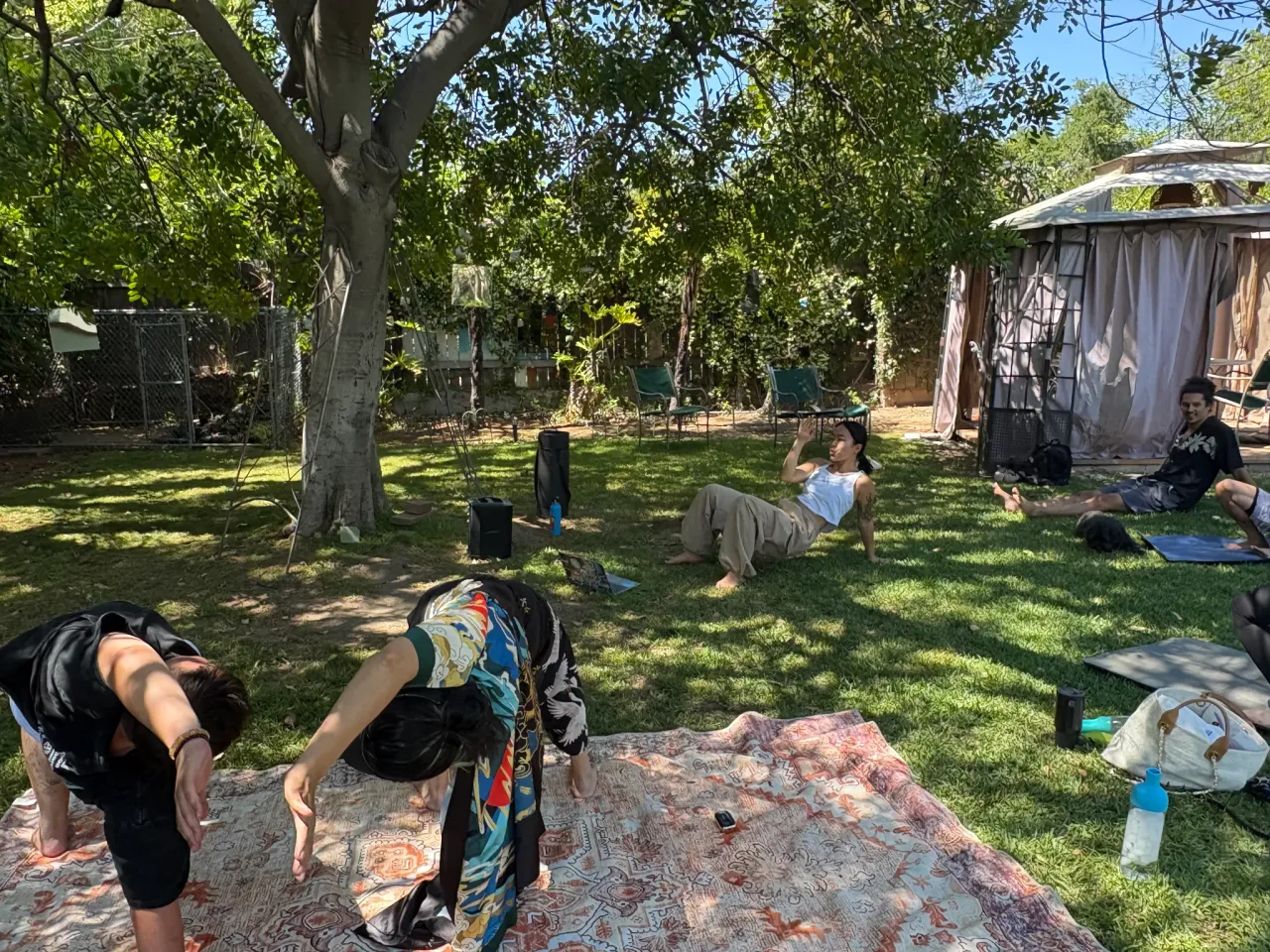 Electronic music x Tai Chi at Silver Lake Meadows