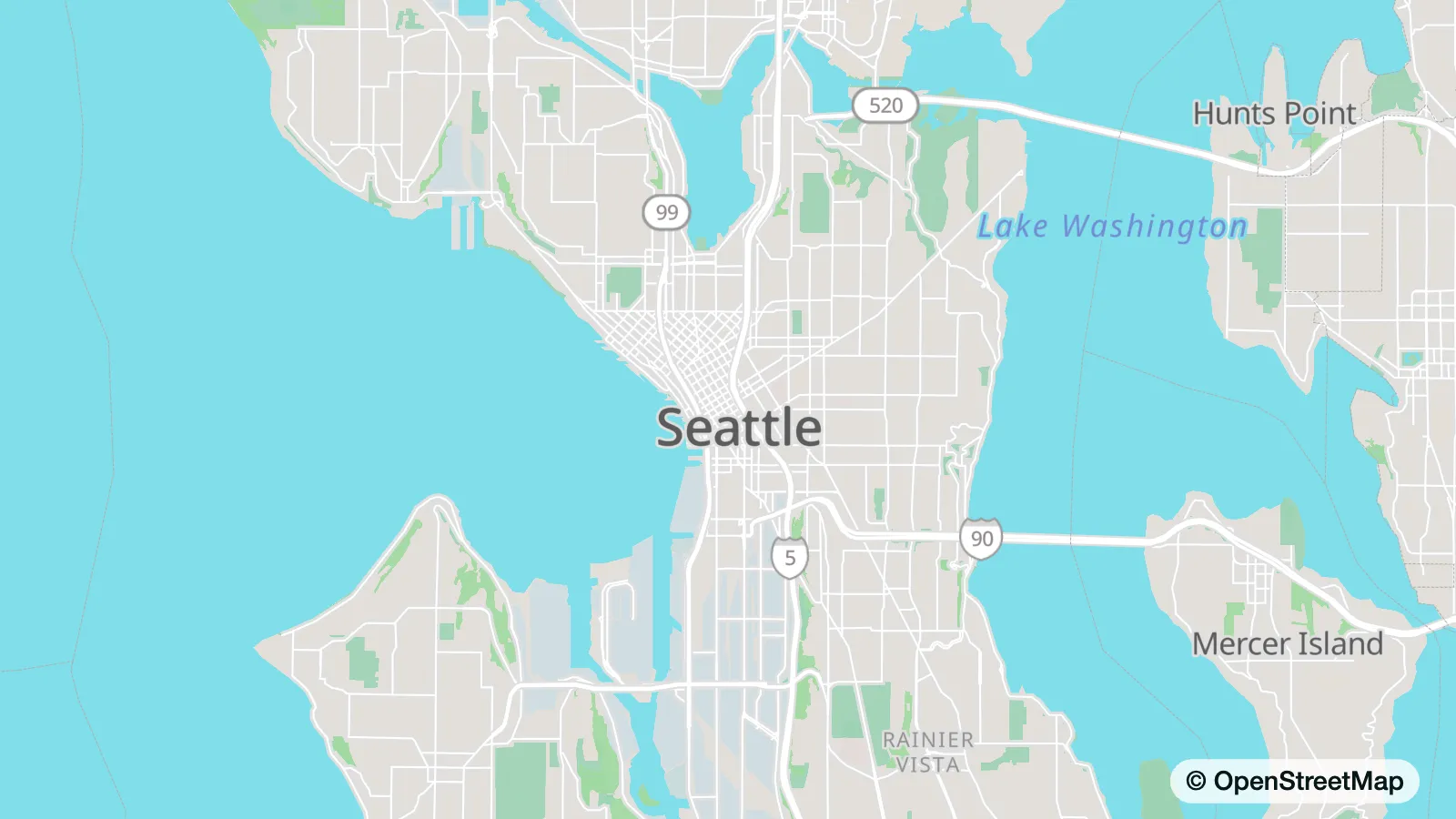 Map of Seattle