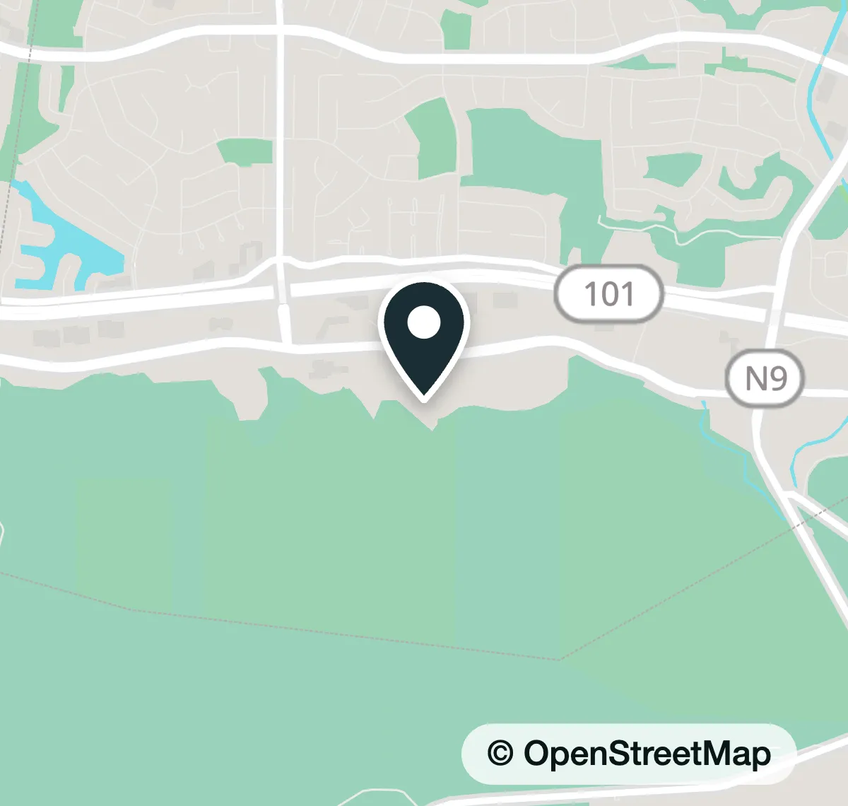 Map of the meeting place in Agoura Hills