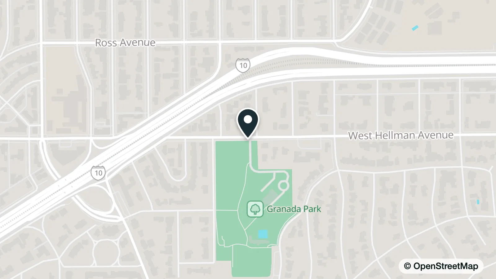 Map of Granada Park