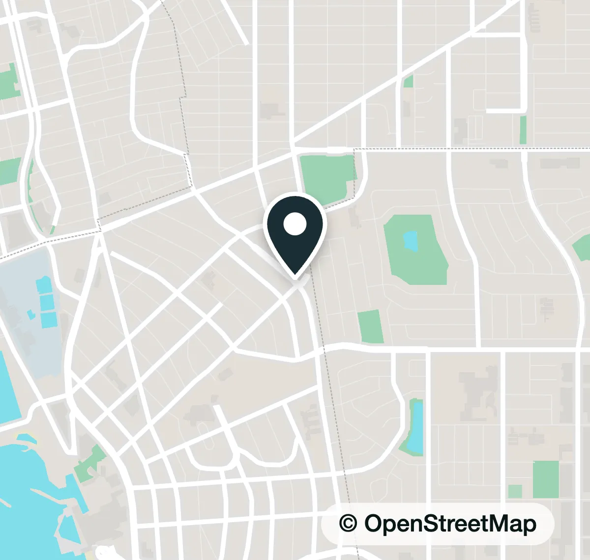 Map of the meeting place in Redondo Beach
