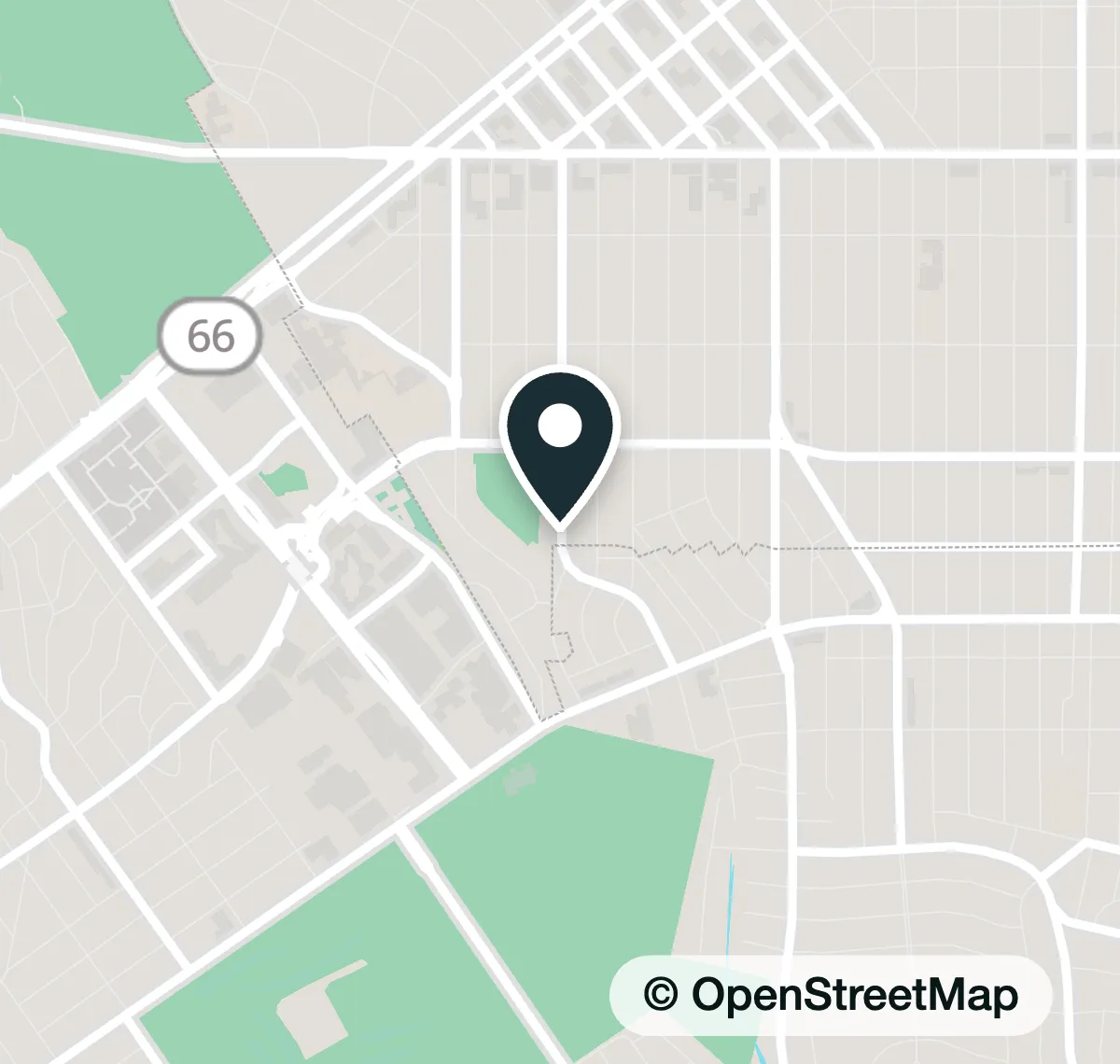 Map of the meeting place in Beverly Hills
