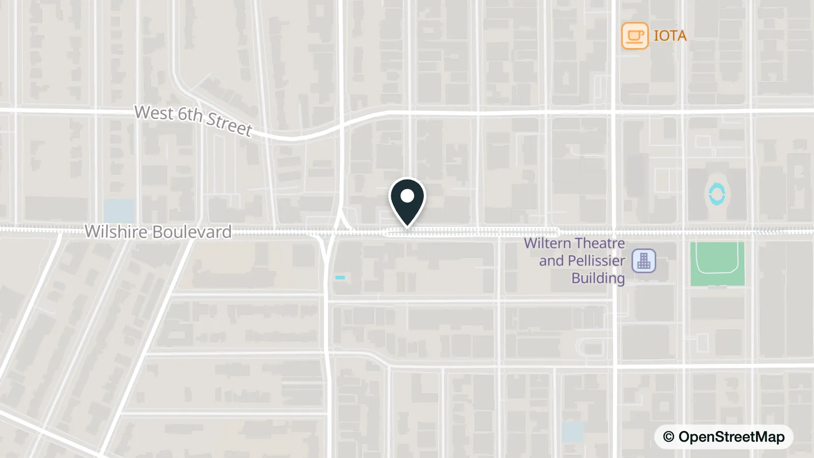 Map of Body & Brain Koreatown Los Angeles