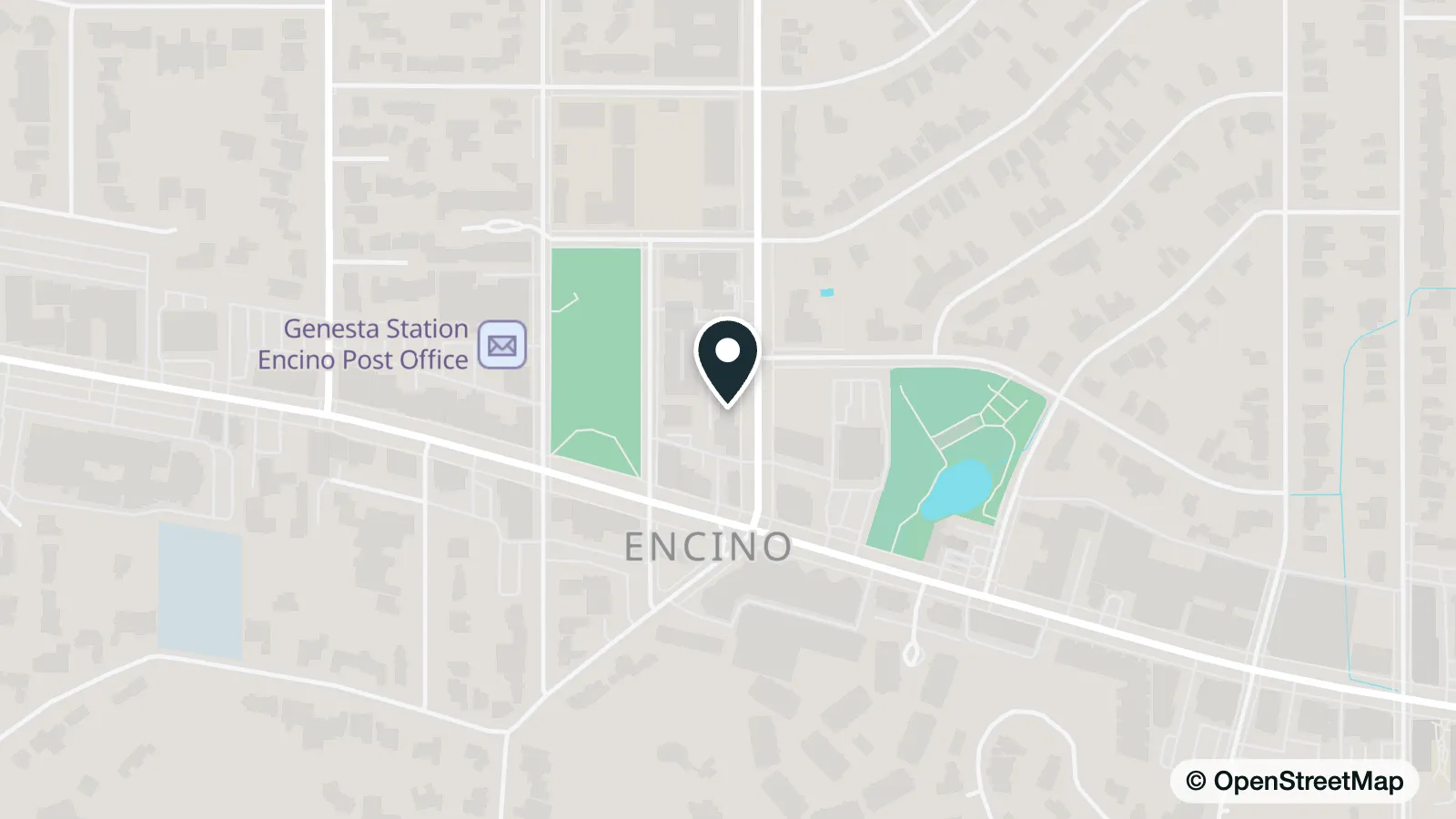 Map of Encino Community Center
