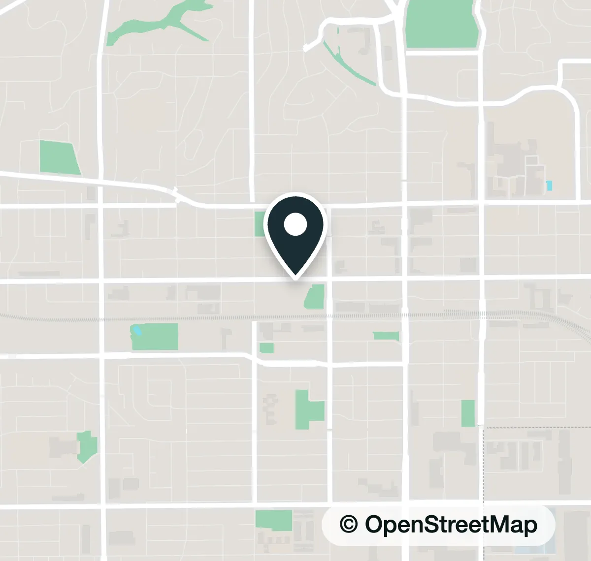 Map of the meeting place in Fullerton