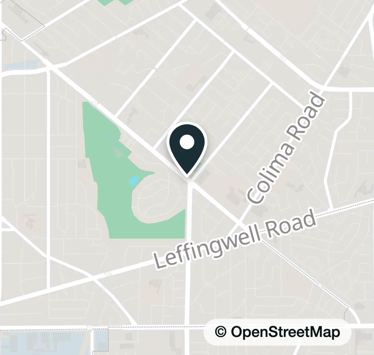 Map of the meeting place in Whittier