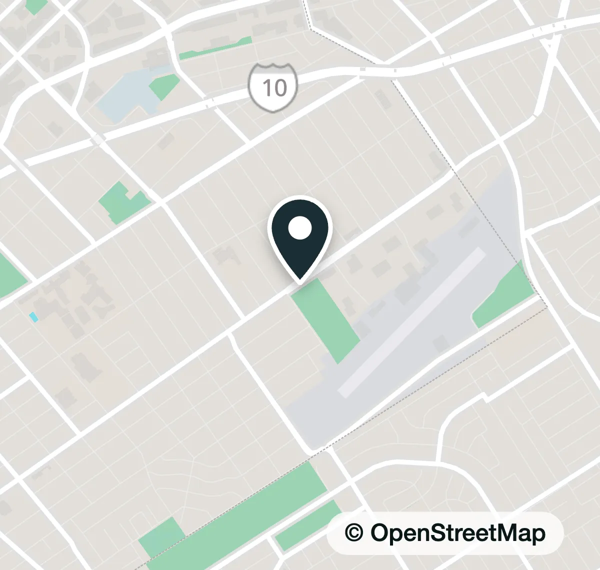 Map of the meeting place in Santa Monica