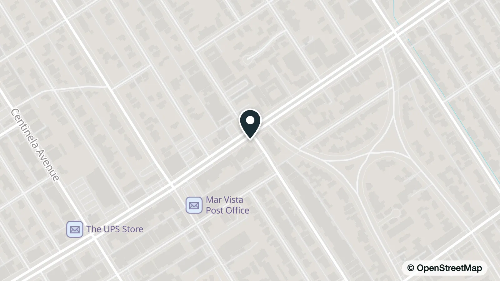Map of Mar Vista Branch Library