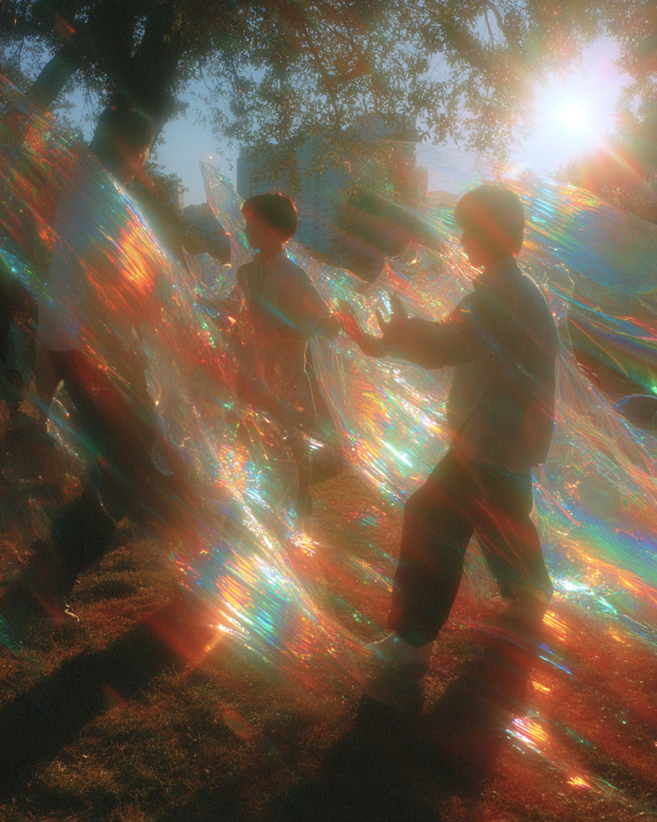 Community practice in golden light